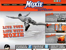 Tablet Screenshot of drinkmoxie.com
